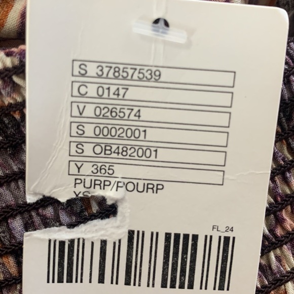 OUT FROM UNDER PURP/PURP urban outfitters size XS mono backless romper - Picture 10 of 12